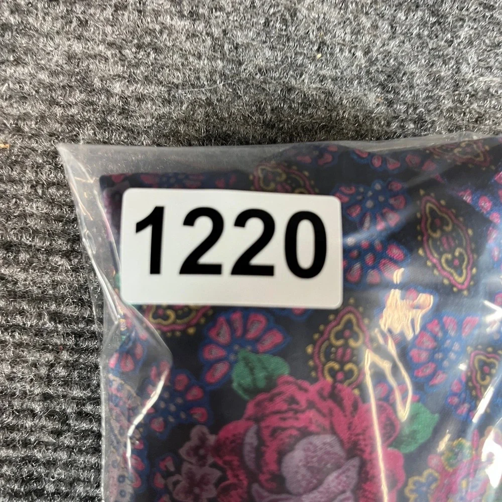Vintage Silk Necktie Multi-Color Paisley Floral Pattern Pink Blue Purple 56 Inch